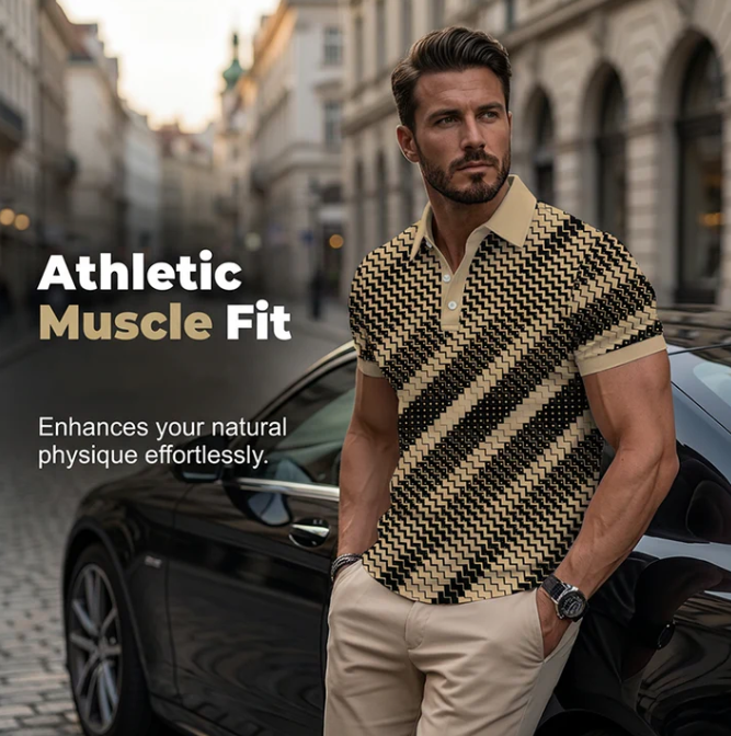 Men's Geometric Print Shirt