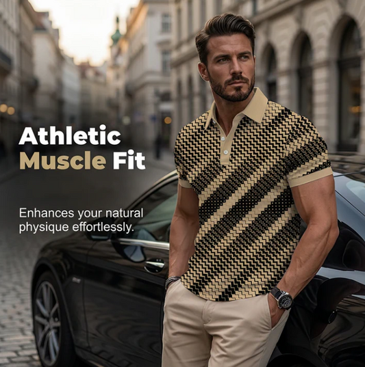 Men's Geometric Print Shirt