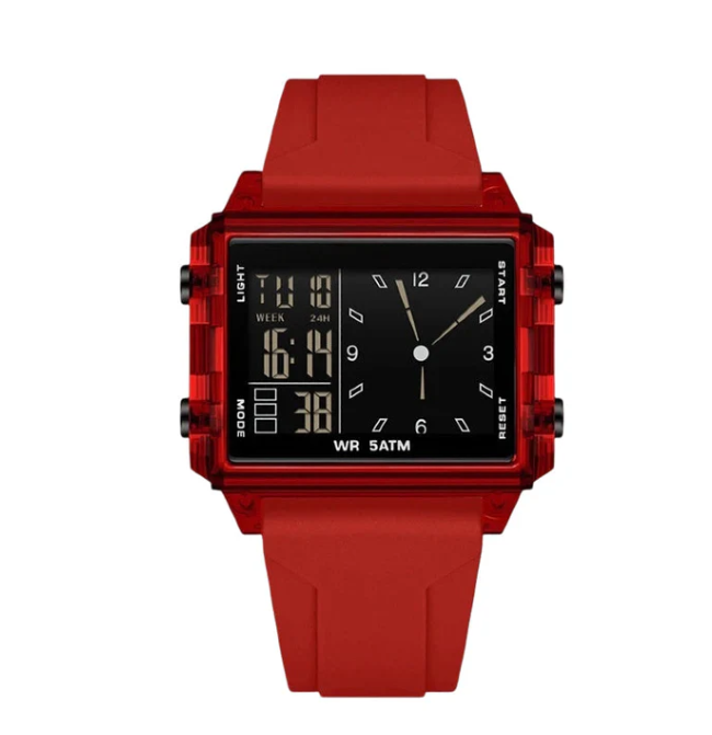 Transparent Digital Watch