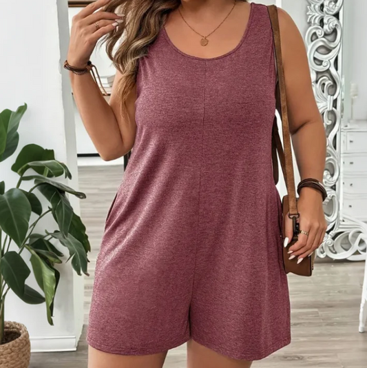 Women's Sleeveless Playsuit