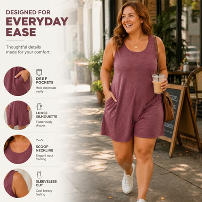 Women's Sleeveless Playsuit