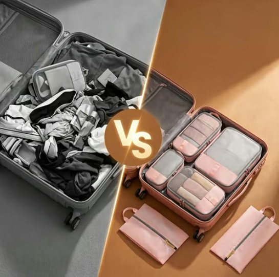 Foldable Travel Packing Cube Set