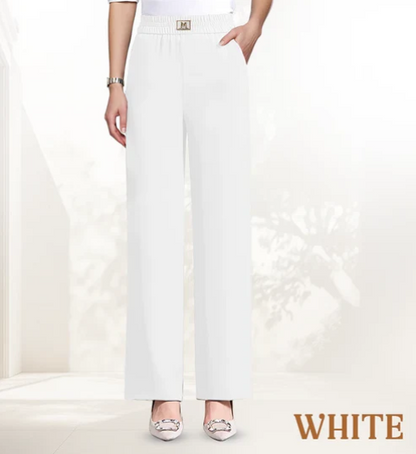 Women's High-Waisted Pull-On Trousers