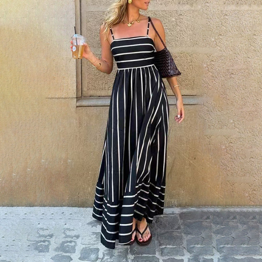 Women's Striped Cami Maxi Dress