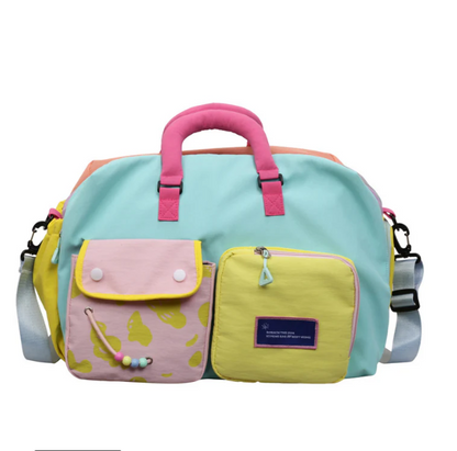 Women's Colour-Block Overnight Bag