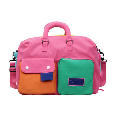Women's Colour-Block Overnight Bag