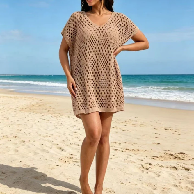 Women's Openwork Beach Cover-Up