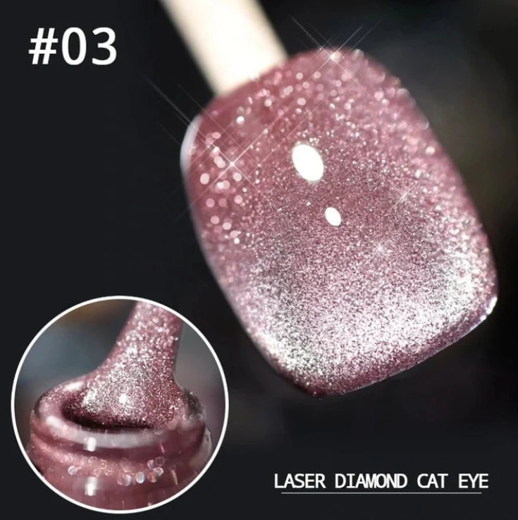 Women's Glitter Cat-Eye Gel Nail Polish