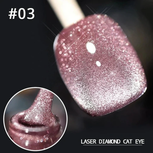 Women's Glitter Cat-Eye Gel Nail Polish