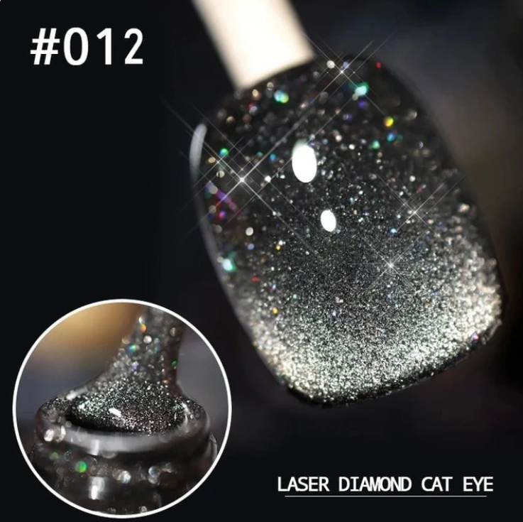 Women's Glitter Cat-Eye Gel Nail Polish