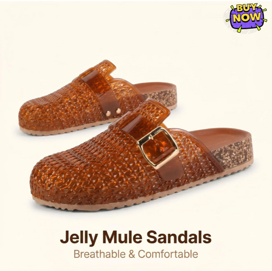 Women's Woven Buckle Slip-On Clogs