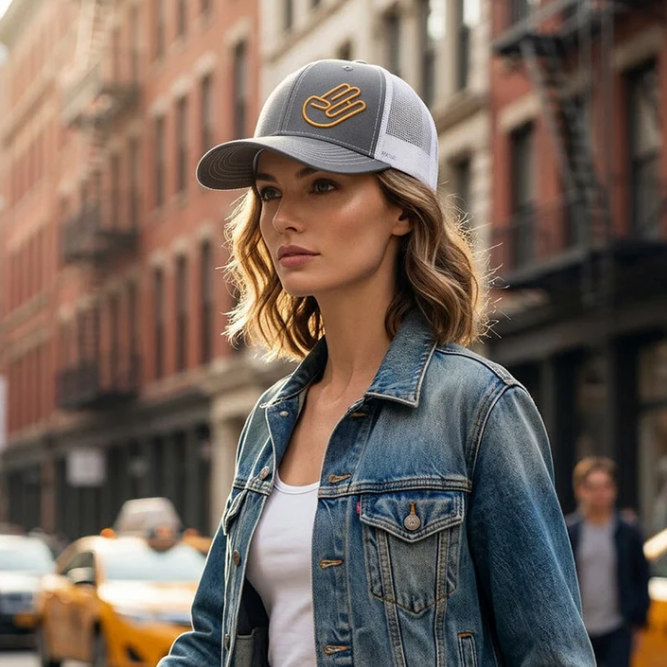 Women's Mesh Snapback Baseball Cap