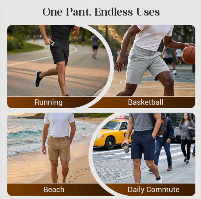 Men’s Quick-Dry Stretch Shorts