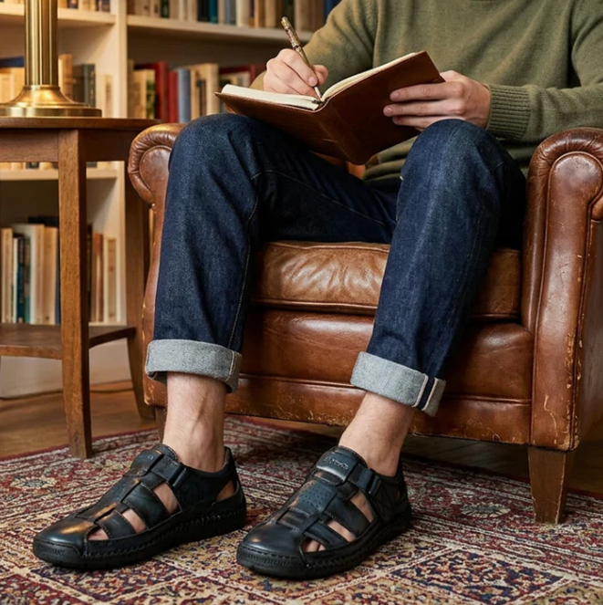 Men's Closed-Toe Summer Sandals