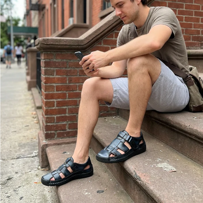 Men's Closed-Toe Summer Sandals