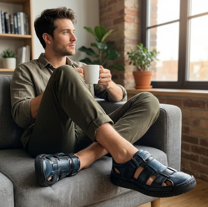 Men's Closed-Toe Summer Sandals