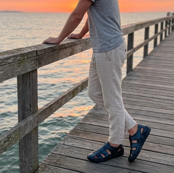 Men's Closed-Toe Summer Sandals