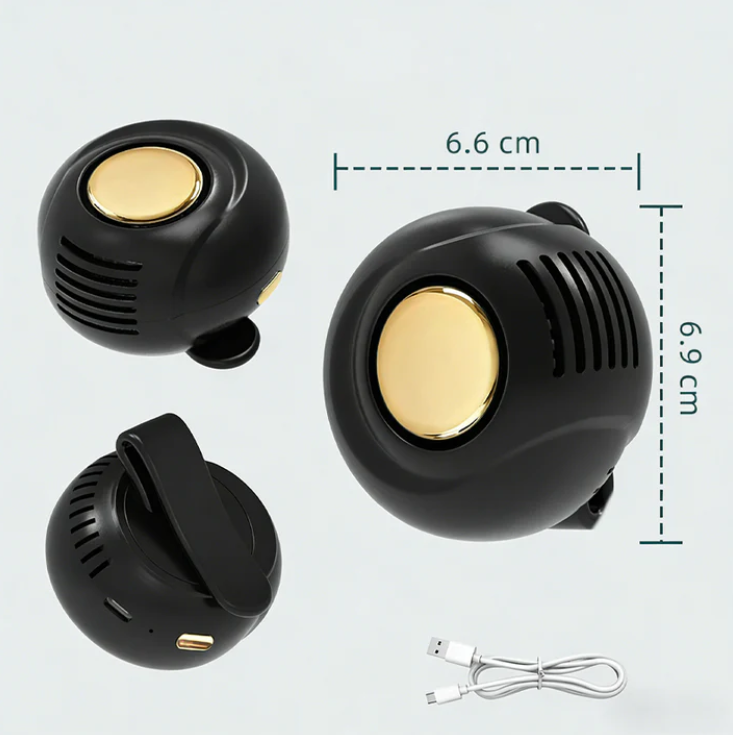 Women's Rechargeable Clip-On Mini Fan