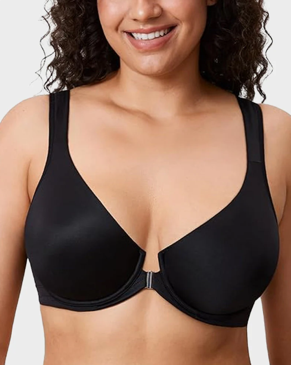 Women's Front-Closure Plunge Bra