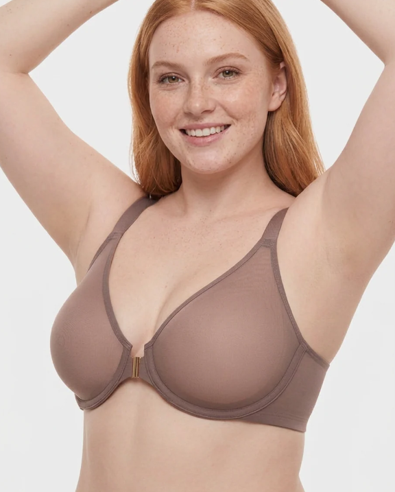Women's Front-Closure Plunge Bra