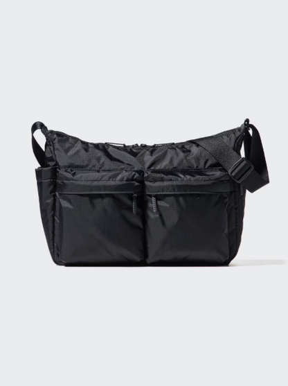 Padded Multi Pocket Crossbody Shoulder Bag