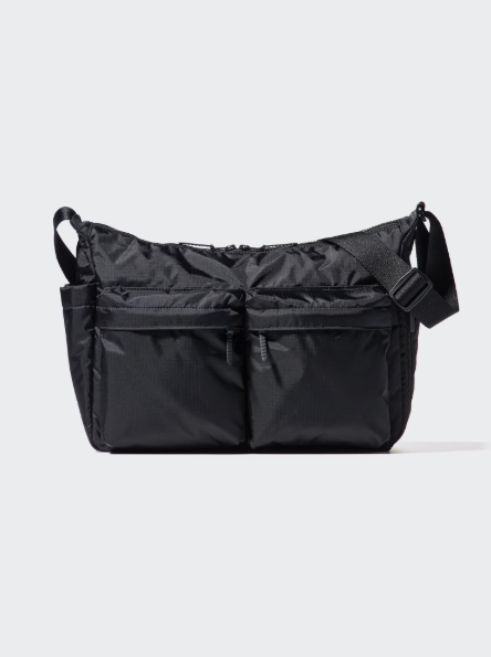 Padded Multi Pocket Crossbody Shoulder Bag