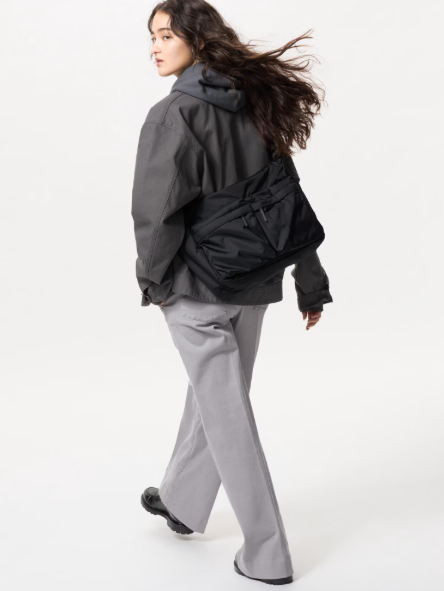 Padded Multi Pocket Crossbody Shoulder Bag