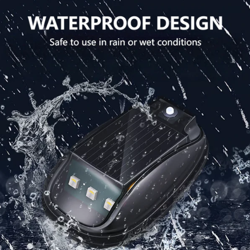 Solar-Powered Waterproof Car Roof Light with Remote