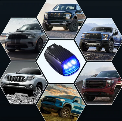 Solar-Powered Waterproof Car Roof Light with Remote