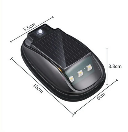 Solar-Powered Waterproof Car Roof Light with Remote