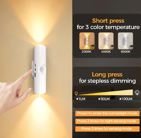 Rechargeable Motion Sensor RGB Night Light