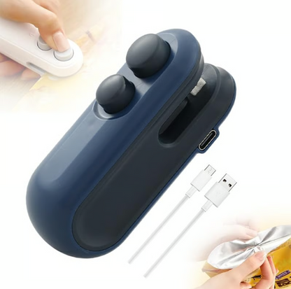 Rechargeable Mini Heat Bag Sealer with Cutter and Magnet