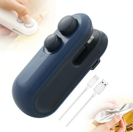 Rechargeable Mini Heat Bag Sealer with Cutter and Magnet