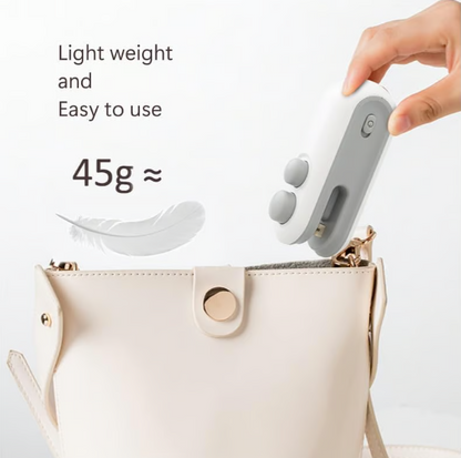 Rechargeable Mini Heat Bag Sealer with Cutter and Magnet