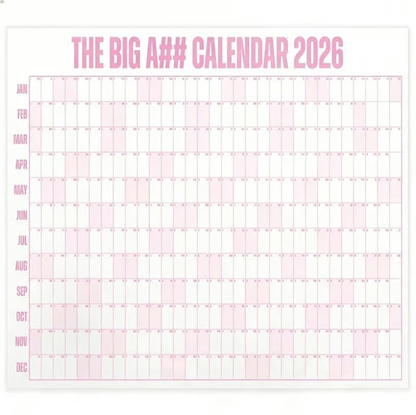 Oversized Year Planner Wall Calendar