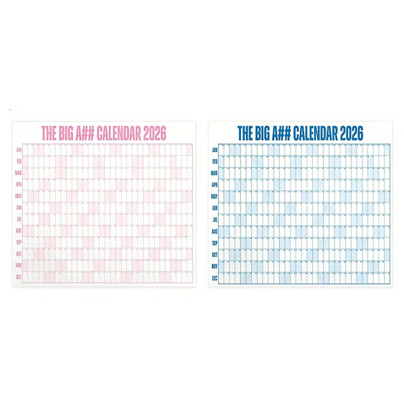 Oversized Year Planner Wall Calendar