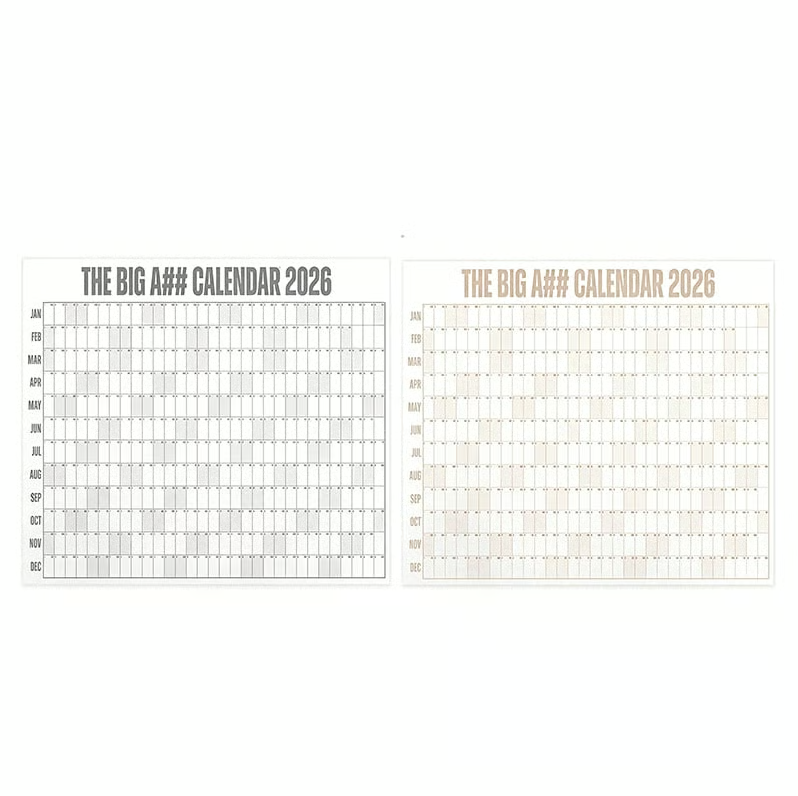 Oversized Year Planner Wall Calendar