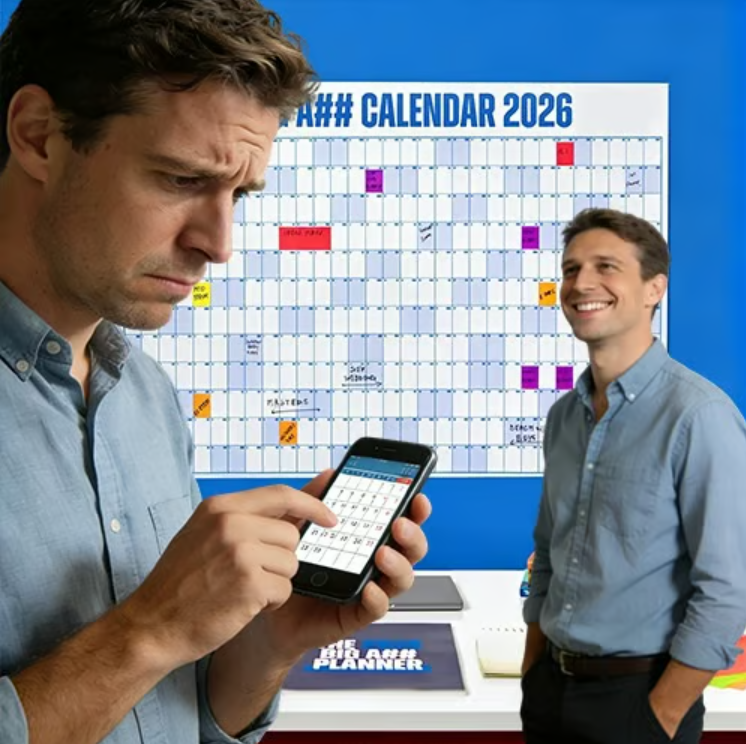 Oversized Year Planner Wall Calendar