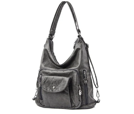 Women’s Convertible Multi-Pocket Waterproof Shoulder Bag