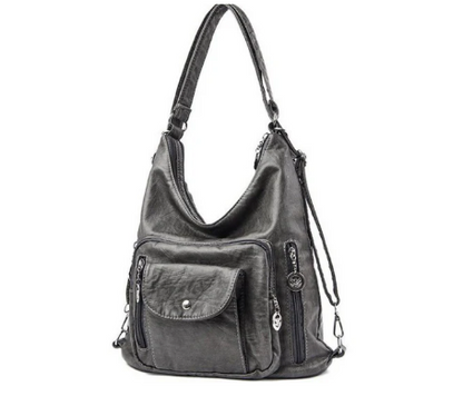 Women’s Convertible Multi-Pocket Waterproof Shoulder Bag
