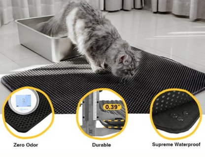 Cat Litter Trap Double-Layer Non-Slip Mat
