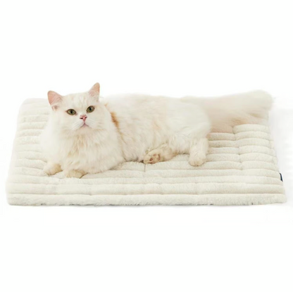 Self-Warming Thermal Pet Bed Mat with Heat-Reflective Core