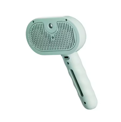 Pet Steam Grooming Brush with Built In Spray Tank