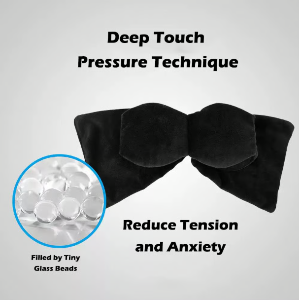 Strap-Free Weighted Pressure Sleep Mask