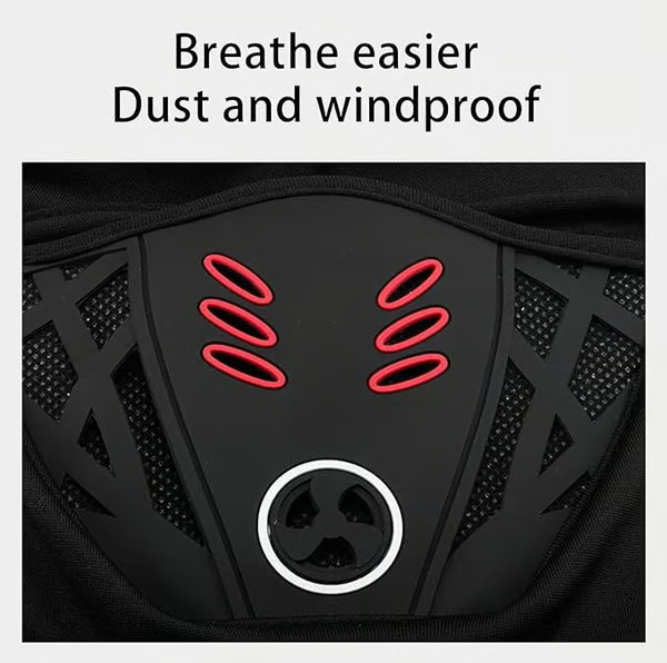 Winter Fleece-Lined Anti-Fog Cycling Balaclava Mask