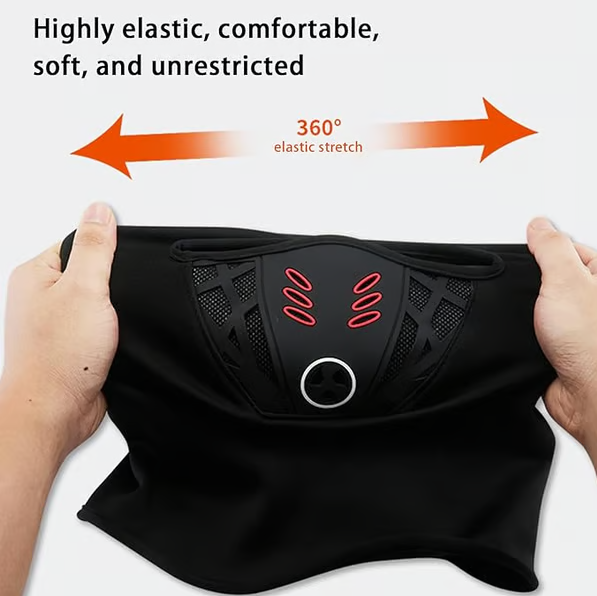 Winter Fleece-Lined Anti-Fog Cycling Balaclava Mask