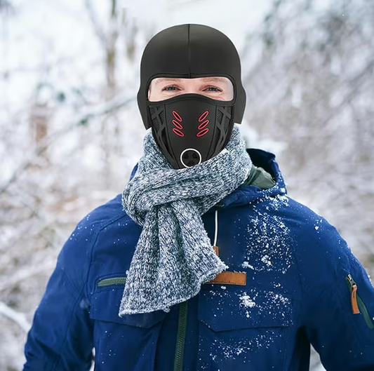 Winter Fleece-Lined Anti-Fog Cycling Balaclava Mask