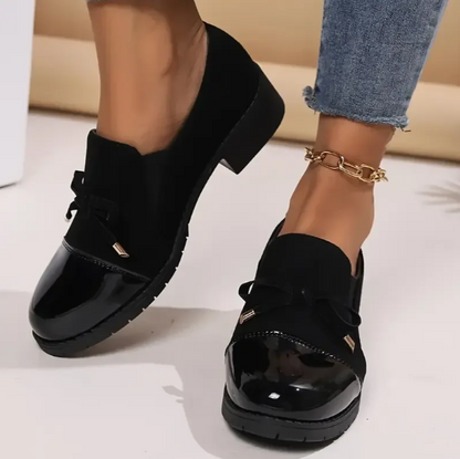 Women’s Bow Detail Low-Heel Slip-On Loafers