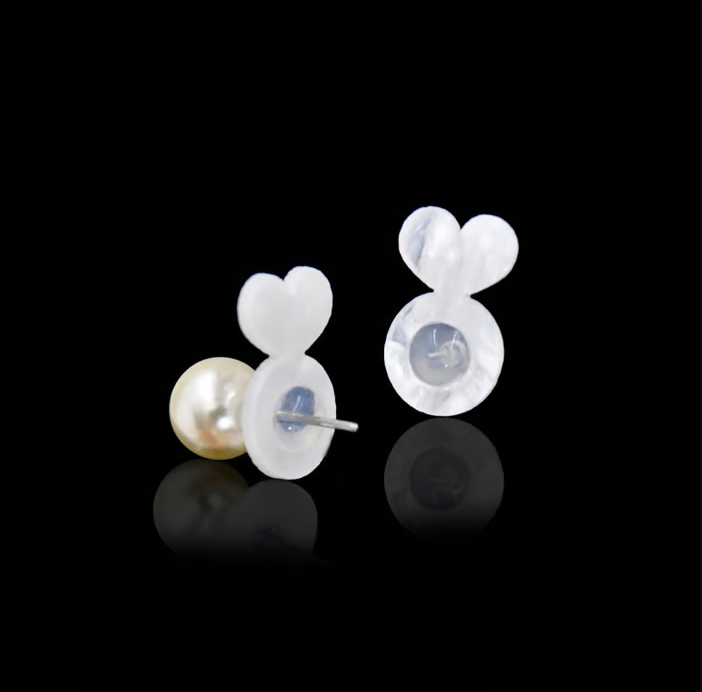 Silicone Earring Back Lifters for Upright Fit