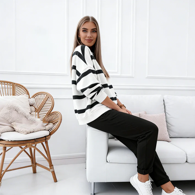 Women’s Striped Lounge Co-Ord Set